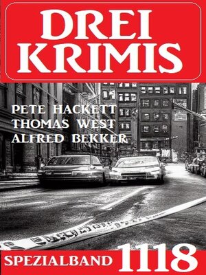 cover image of Drei Krimis Spezialband 1118